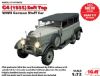 Byggmodell stridsfordon - G4 1935 Soft Top - SNAP - 1:72