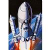 Byggmodell rymdskepp - Space shuttle + Booster - 1:288 - Academy