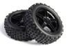 C0300-06010 - Front Wheel Complete, Buggy, Black - 2 pack