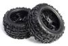 C0300-08010B - Wheel Complete, Truck,  Black - 2 pack