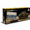 Färg - Acrylic Set 6p WWll Military Allied Army  - Italeri