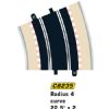 Scalextric Rad 4 Outer Curve 22.5 (2st) - 1:32