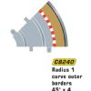 RAD 1 OUTER BORDERS and BARRIERS (FOR C8202) - 1:32