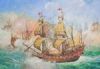 Byggsats Segelbåt - Sir Francis Drakes flagship HMS Revenge - 1:350