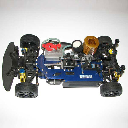 Metanol bil - 1:10 - Sprint - 18Cxp - 2,4Ghz - RTR