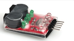 RC Radiostyrt Batterivarnare - LiPo Low Voltage Buzzer