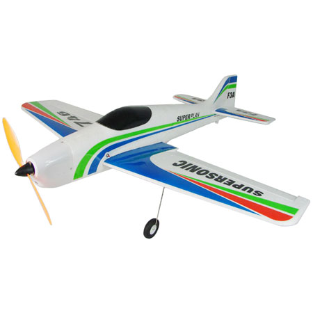 Flygplan - Super Sonic V2 BL - 2,4Ghz - 4ch - Borstlöst paket - RTF