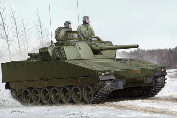 RC Radiostyrt Byggmodell Stridsvagn - Swedish CV9030 IFV - 1:35 - HB