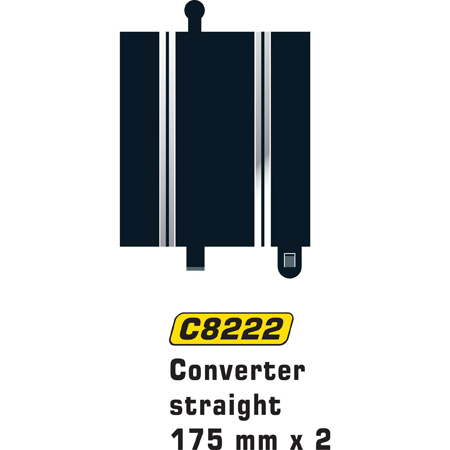 Bild p� Scalextric Classic To Sport Track conversion, 175mm 2p C8222