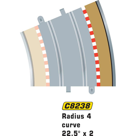 RC Radiostyrt RAD 4 OUTER BORDERS and BARRIERS (FOR C8235) - 1:32