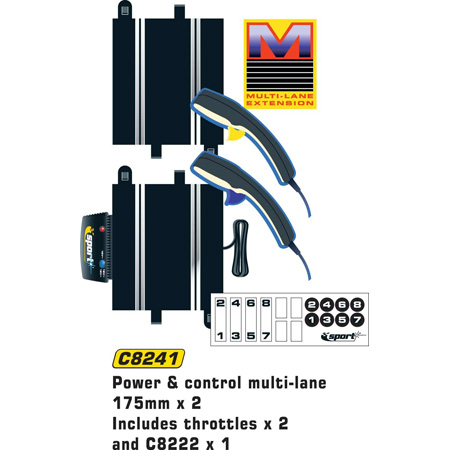 Bild p� Scalextric Power base Multi Lane