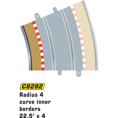 RC Radiostyrt RAD 4 INNER BORDERS and BARRIERS (FOR C8235) - 1:32