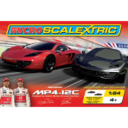 Thumbnail 734 f�r Scalextric bilbana - McLaren MP4 - 12C Micro - Inkl. Bilar