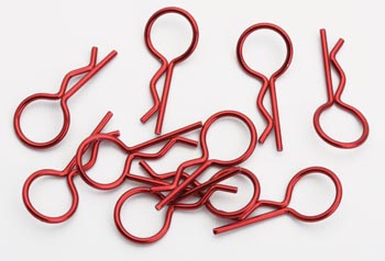 Bild p� T0413 - Body clips, medium, r&ouml;da - 10 pack