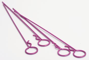 Bild p� T0432 - Body clips, l&aring;nga, lila - 4 pack