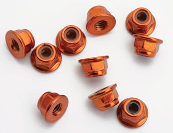 Bild p� T0514 - L&aring;smutter, 4mm, Orange - 10 pack