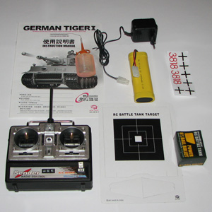 Thumbnail 711 f�r Radiostyrd stridsvagn - 1:16 - TigerTank MET. Upg. - RTR