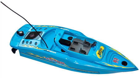 Bild p� Radiostyrda b&aring;tar - TechToys Micro Speedboat - RTR