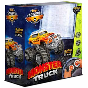 Thumbnail 734 f�r Rc bilar - 1:43 - TopRaiders Monster Truck Deamon - RTR