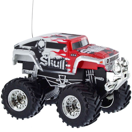 Thumbnail 734 f�r Rc bilar - 1:43 - TopRaiders Monster Truck Skull - RTR