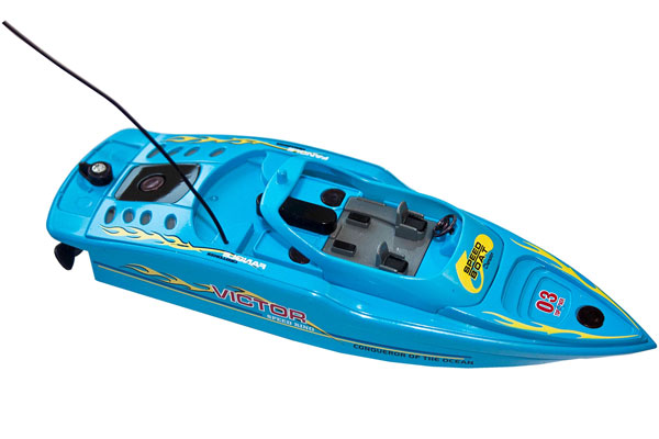 Radiostyrd båt - 1:48 - TopRaiders Micro Speedboat - RTR