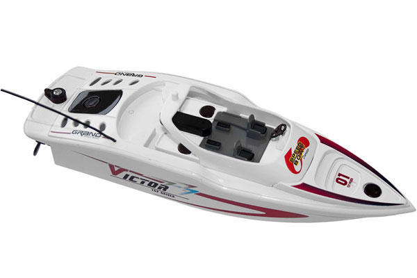 Radiostyrd båt - 1:48 - TopRaiders Micro Speedboat - RTR