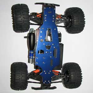 Metanol bil - 1:10 - Turbolent 4wd - 18Cxp - 2,4Ghz - RTR