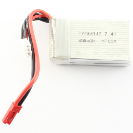 RC Radiostyrt Batteri - 7,4V 850mAh LiPo - V912-21 - WL