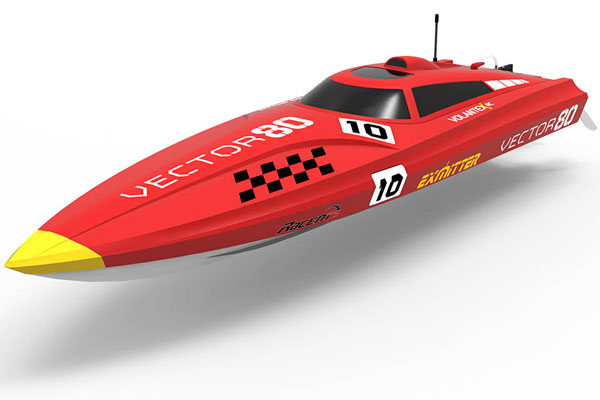 Thumbnail 734 f�r Borstl&ouml;sa RC b&aring;tar - Vector 80 BL - Borstl&ouml;st paket - 2,4Ghz - ARTR