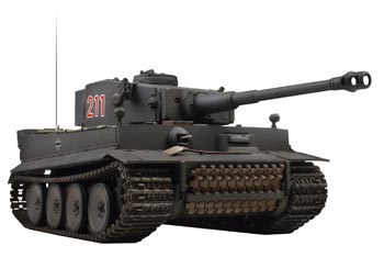 Bild p� Rc tank - 1:24 - VsTank Pro IR - German Tiger 1 early prod. - RTR
