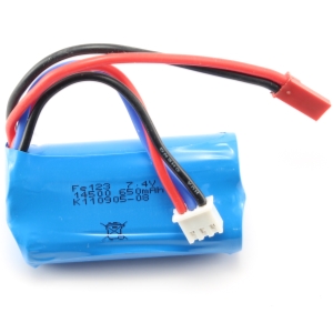 RC Radiostyrt Batteri - 7,4V 650mAh LiIon - Water Cat - SM