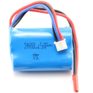 Batteripack Li-Ion - Batteri 7,4V 1100mAh - SM