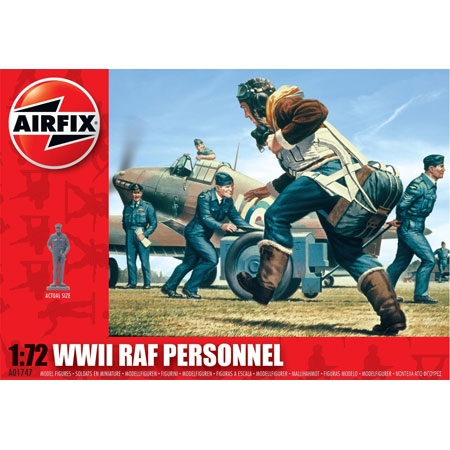 Bild p� Myggmodell - Airfix WWII RAF Personnel - 1:72