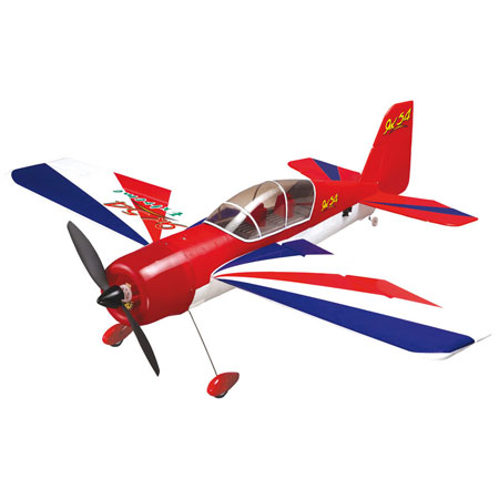 Bild p� Flygplan - YAK54 2,4Ghz BL - Borstl&ouml;st paket - RTF