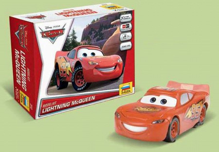 Bild p� Byggmodell bil - Blixten Macqueen - Disney Cars - snap - Zvezda