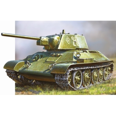 RC Radiostyrt Byggsats Stridsvagn - T-34/76 1 - SNAP - 1:72 - Zvezda