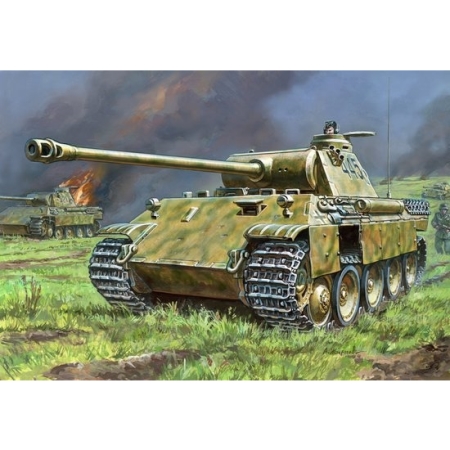 RC Radiostyrt Byggsats Stridsvagn - Pz.V Panther Ausf.D - SNAP - 1:72 - Zvezda