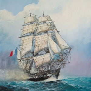 Byggsats Segelbåt - French frigate Acheron - 1:200 - Zvezda