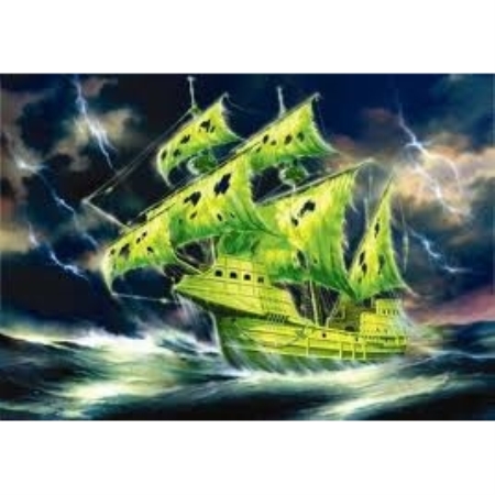 RC Radiostyrt Byggsats Segelbåt - Flying Dutchman (ghost ship) - 1:100 - Zvezda